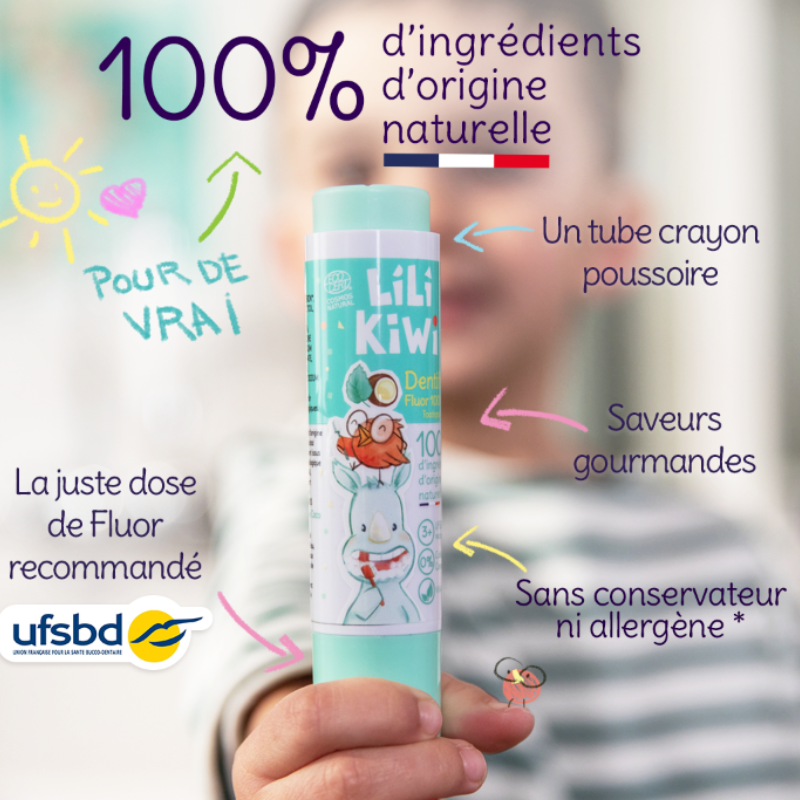 Dentifrice Fluoré Menthe-Coco - lilikiwi-shop